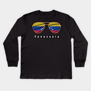 Venezuela Sunglasses Kids Long Sleeve T-Shirt